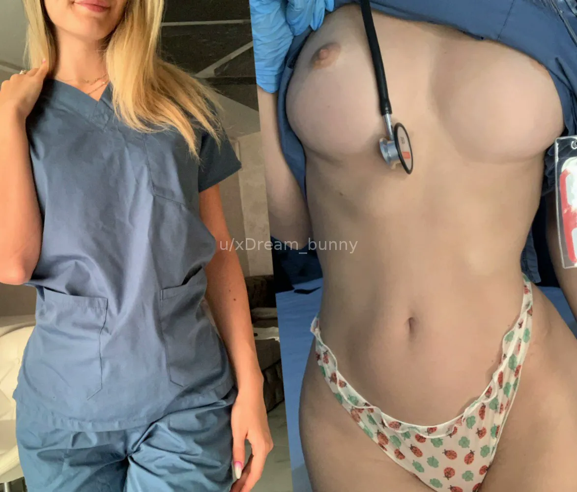 Would you like a check-up from this nurse?