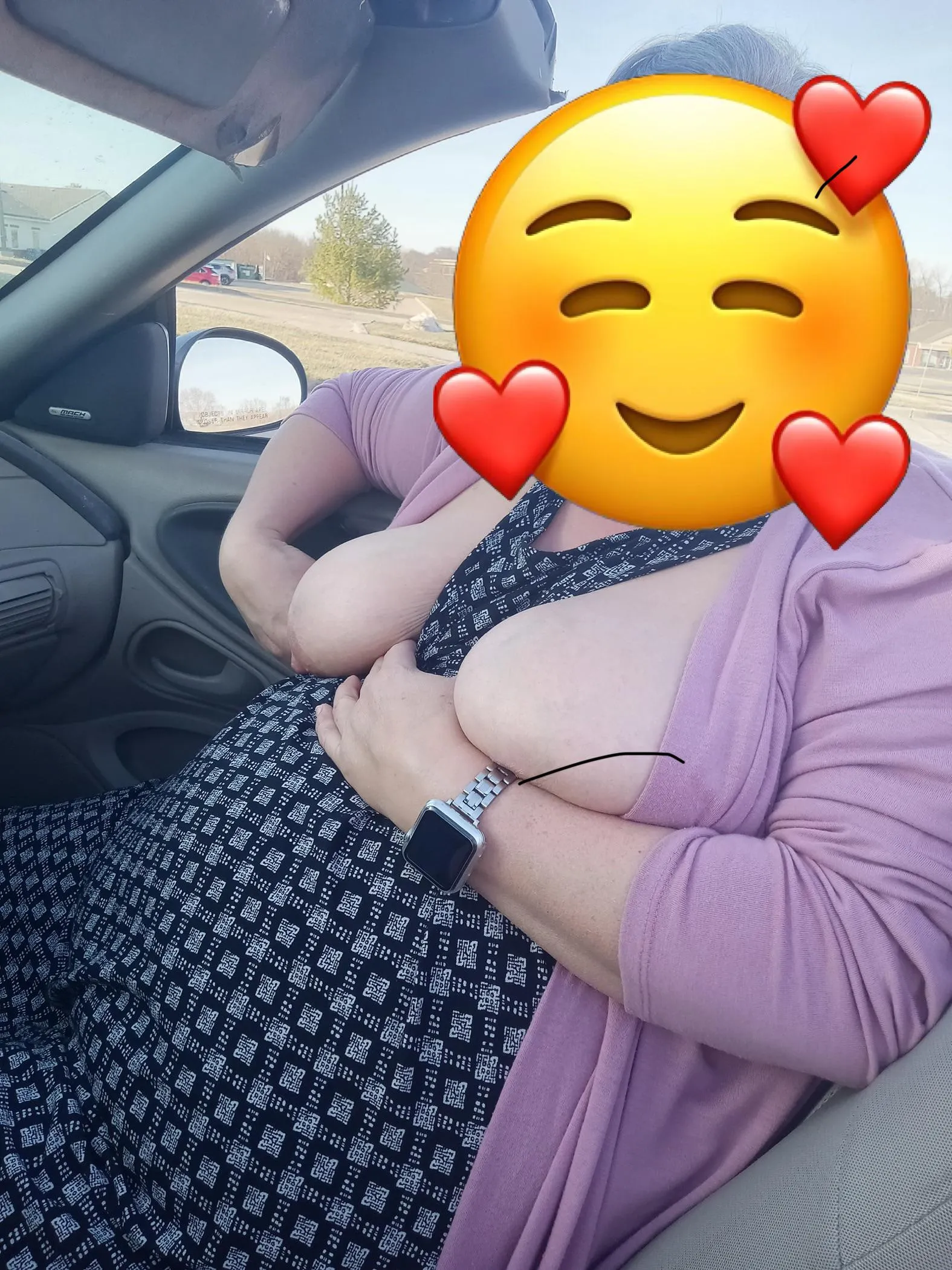 A little parking lot fun!!! Top down!