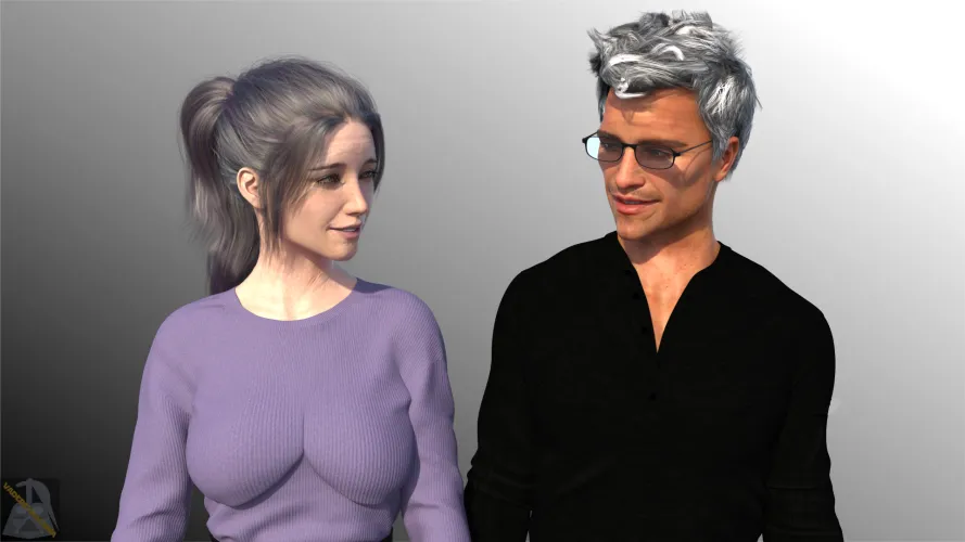 Growing old together (Leap of Faith fan-art by me)