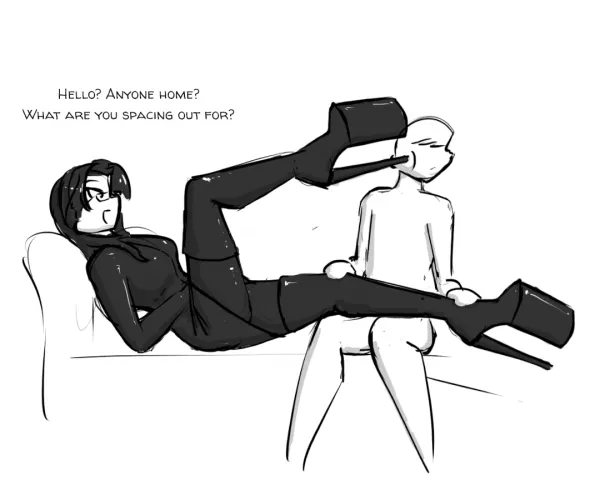 He might be just a little bit distracted.