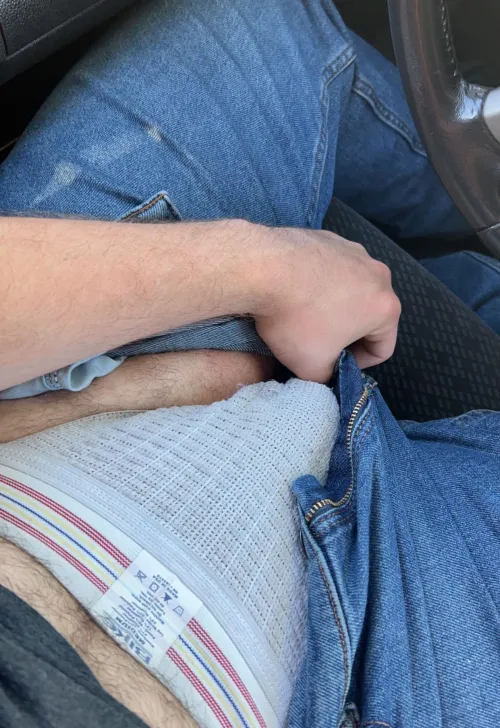 Just a jock and jeans kind of day