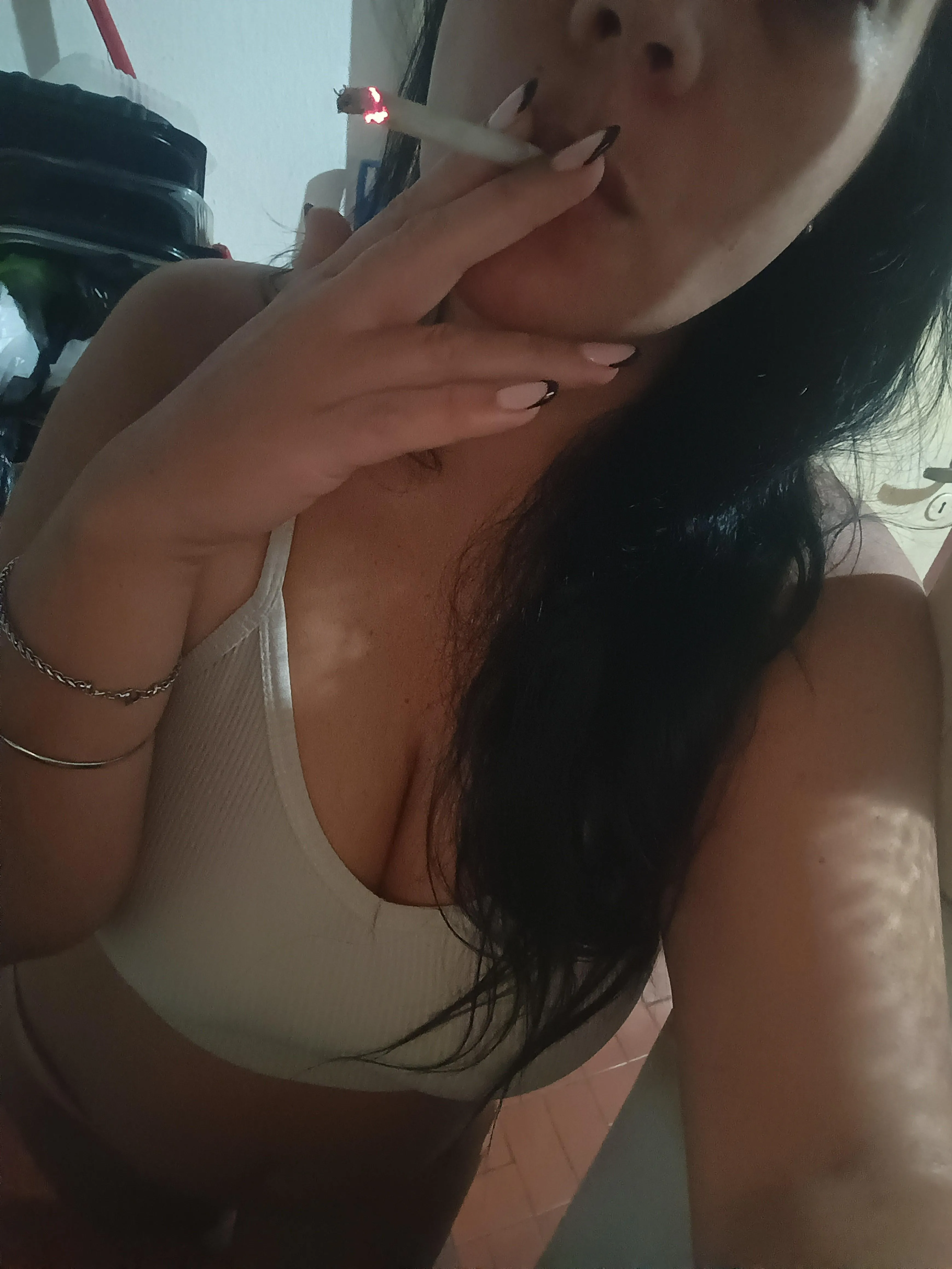 Just woke up and lit a cigarette. Would you like to be my ashtray slave?