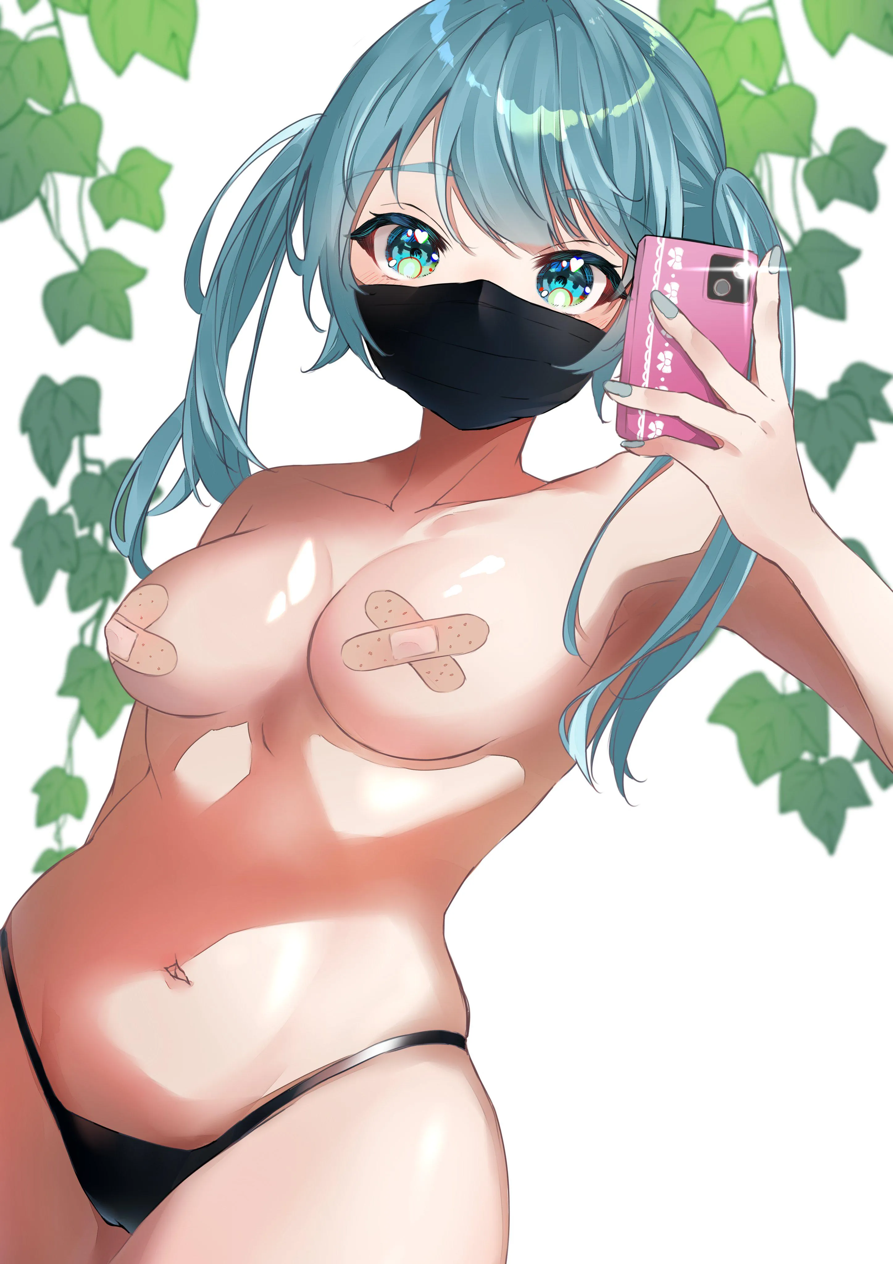 Miku hopes she won't be recognized [Vocaloid] (an2u_n)