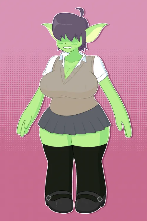 [OC] Goblin Girl Hentai Protagonist