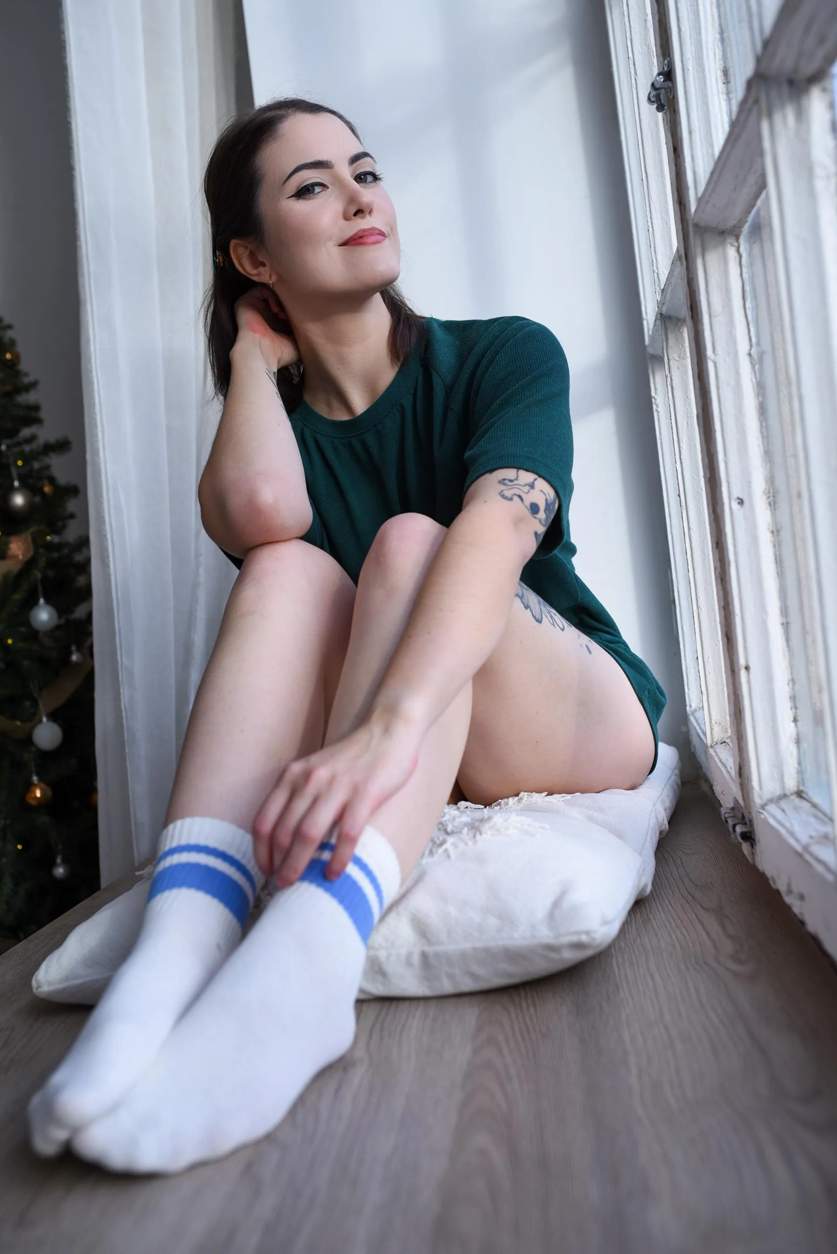 Sometimes under these socks things get hot