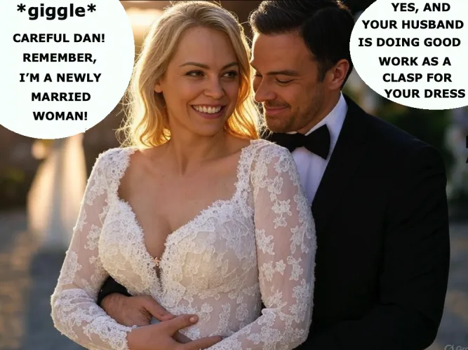 The 'best man' didn't wait long before making his move