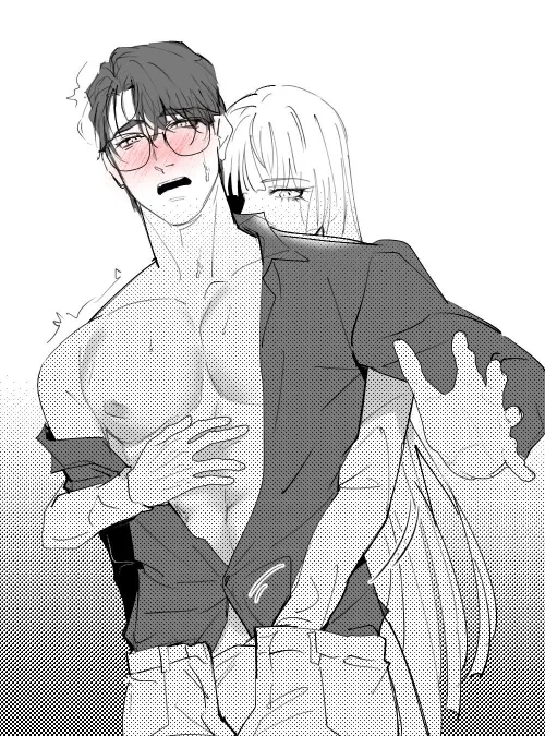 There's nothing better than when you make him blush :3 (art by @LuxiferParn)