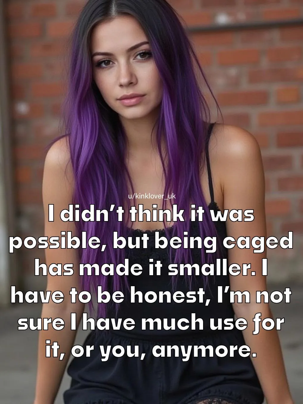 You’re gonna have to up your oral skills, but if that doesn’t work, remember - YOU wanted this.