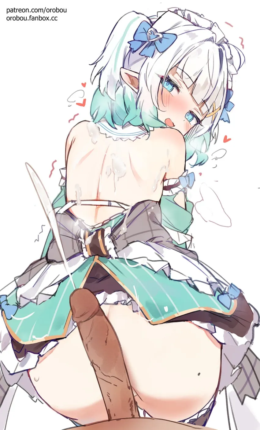 Assjob & Cumming on Mint Fantome [VTuber]