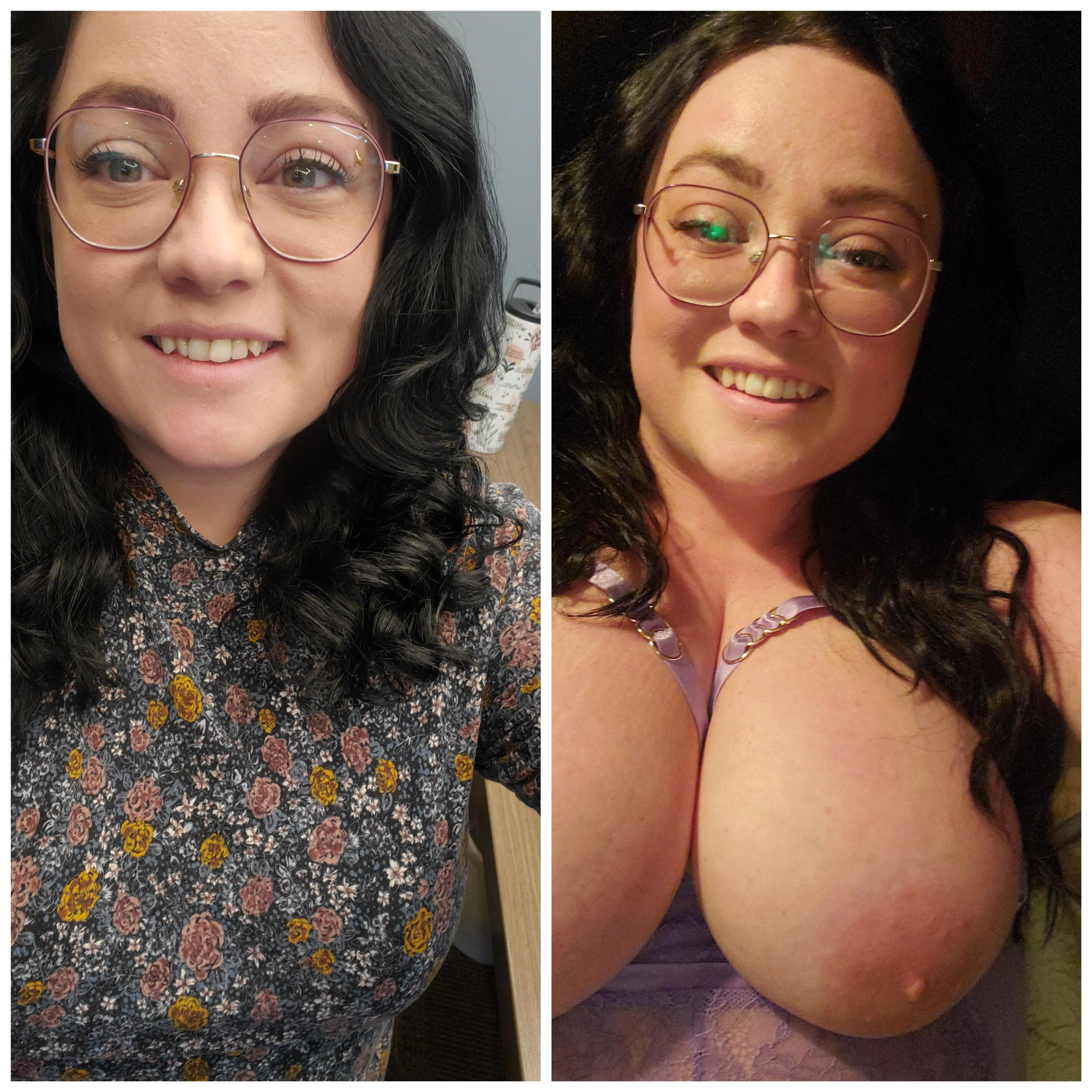 At work vs after work