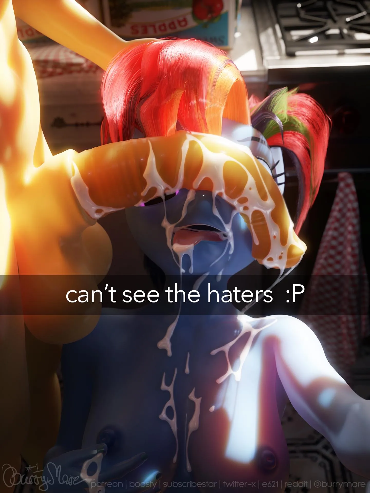 (BurryMare) Can't see the haters :P