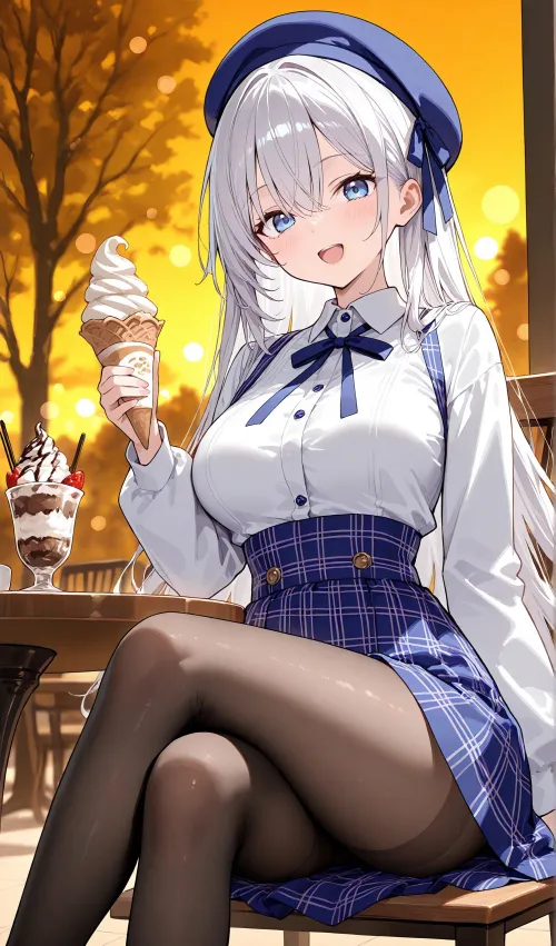 Enjoying some Desserts