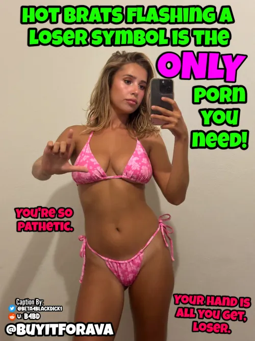 hot brats & loser symbols are your trigger? Good.