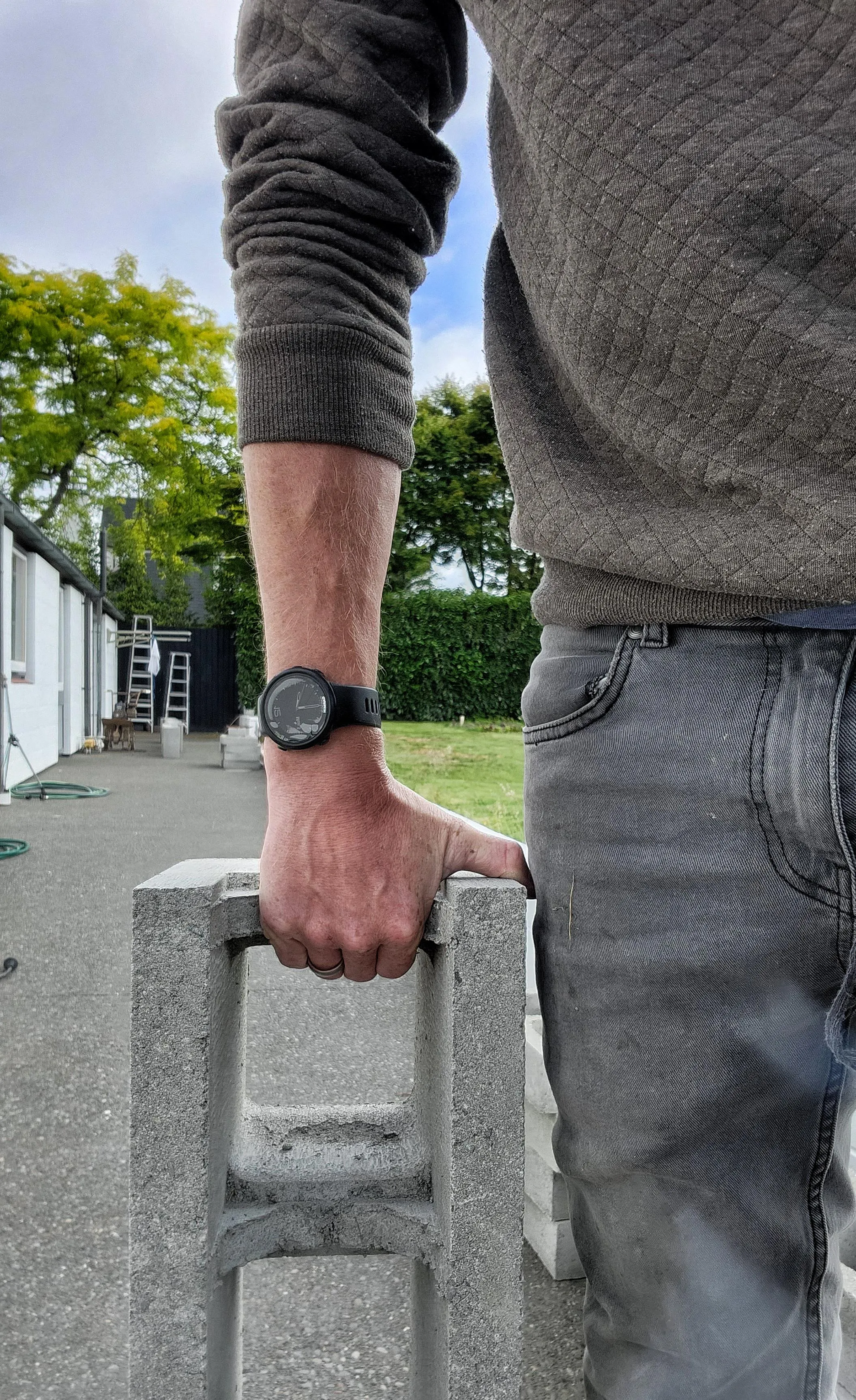 Just your friendly Tradie hard at work