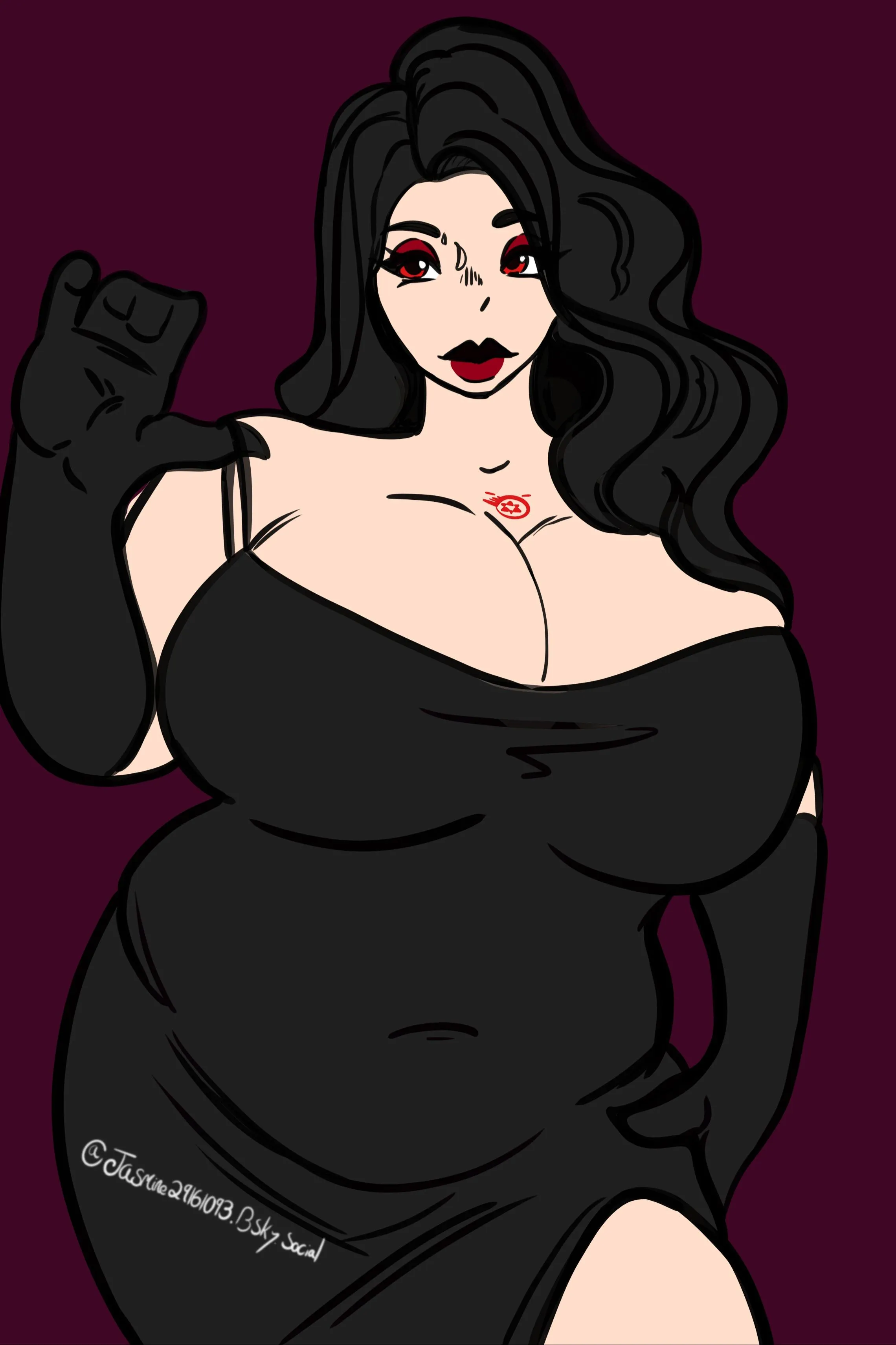 Lust from (Full Metal Alchemist) art by (me)