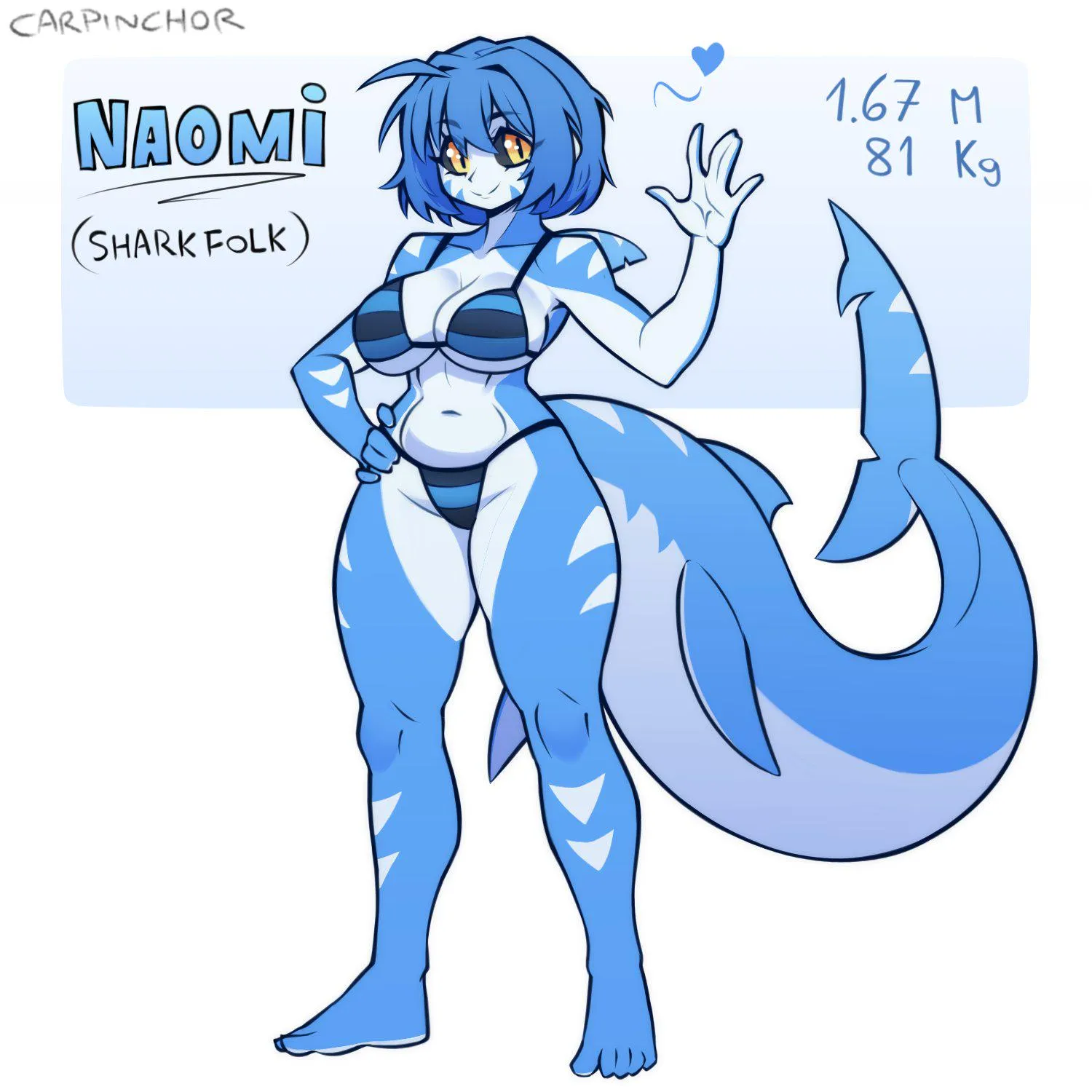 Shark Girl Naomi [F] (Carpinchor)