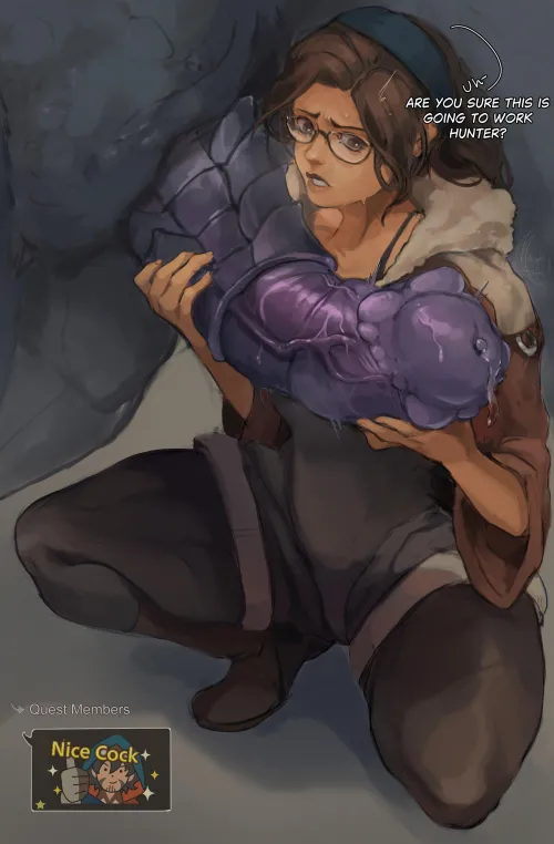 Alma wanted to help the hunter this time, but she isn’t familiar with this new strategy (MidnightTeeth)