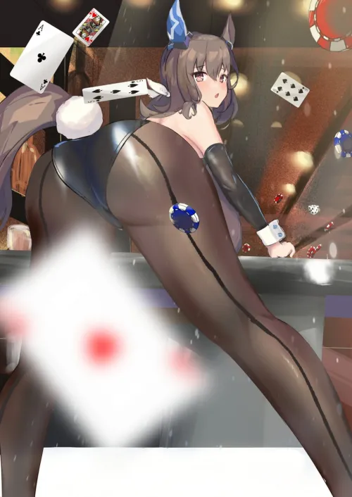 Bunny Admire Vega Bending Over [Umamusume]