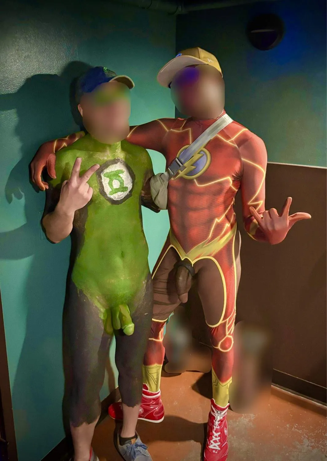 Comic-Con themed nudity night at a bar over the weekend. I was the green lantern