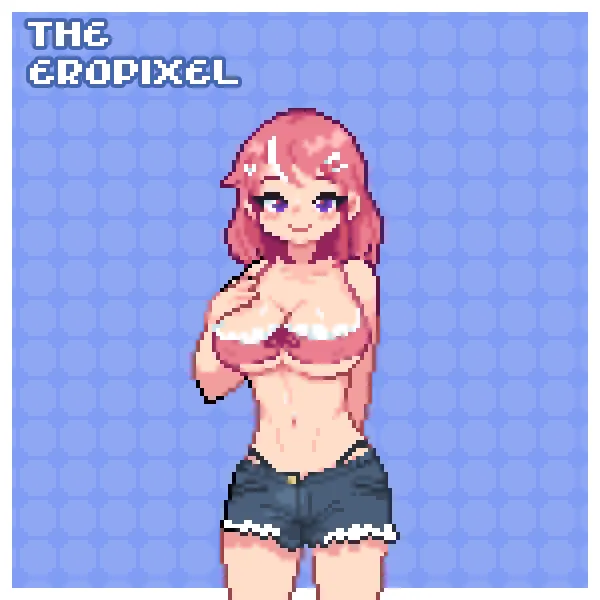 Ero in her tight bra