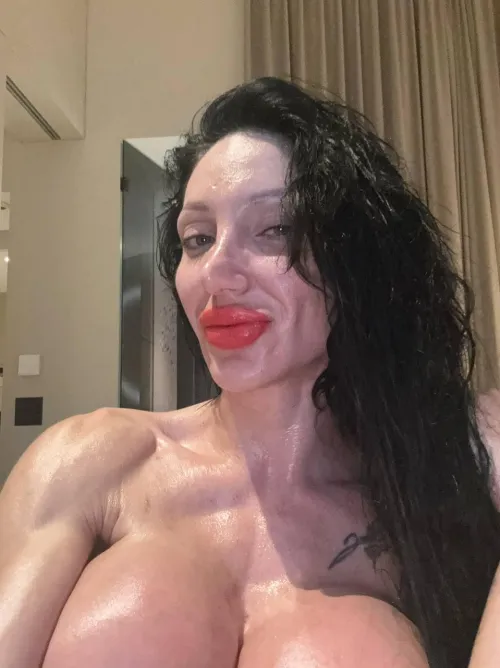 Fake lips, plastic tits, but the pleasure is real.