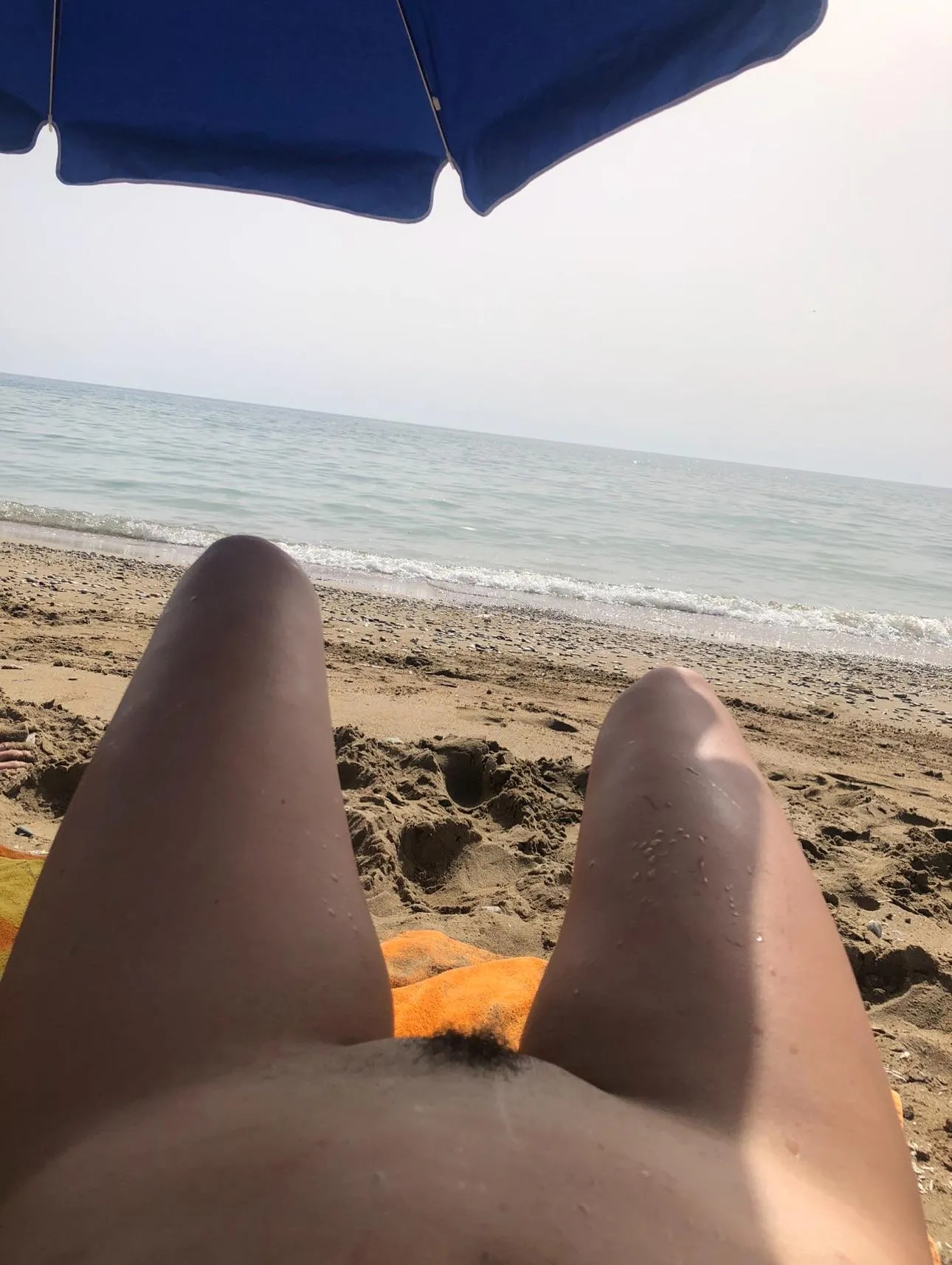 Finally enjoying the beach!