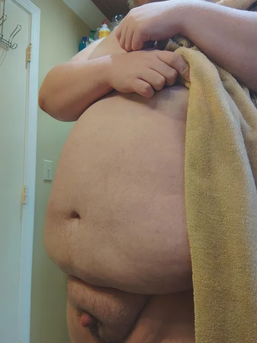 Fresh out of the shower 🚿