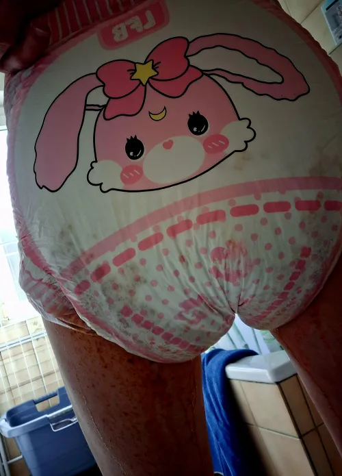 I learned my lesson and won't never ask for an orgasm again. My diaper leaks can I get a change now, pleeasssee Daddy ? 😳