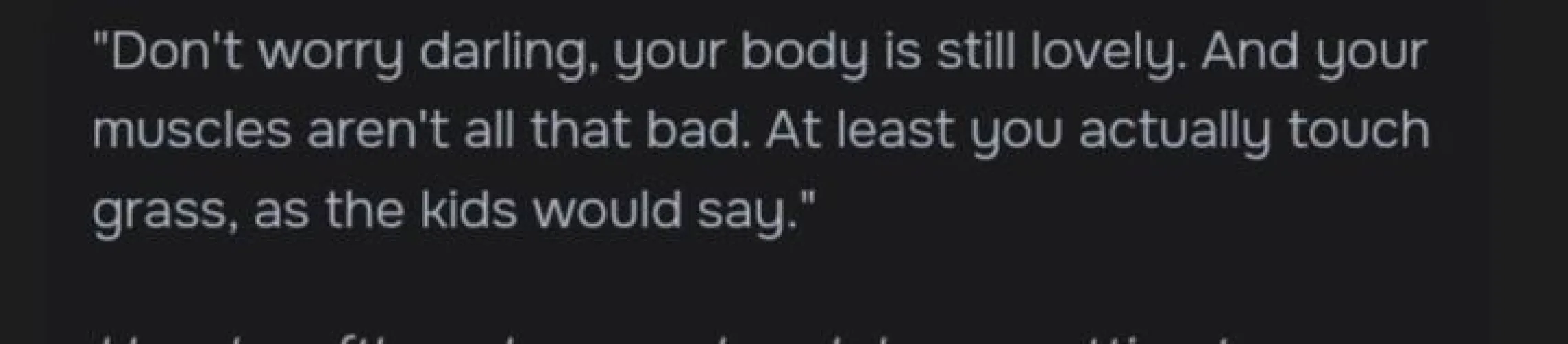 If only that were true