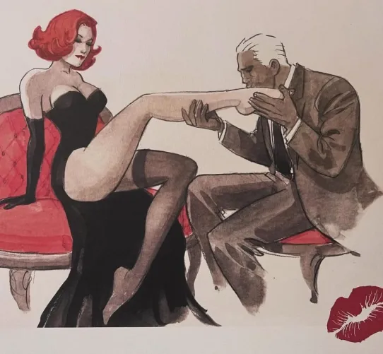 Imagine a man who doesn't stop trying after he has you.