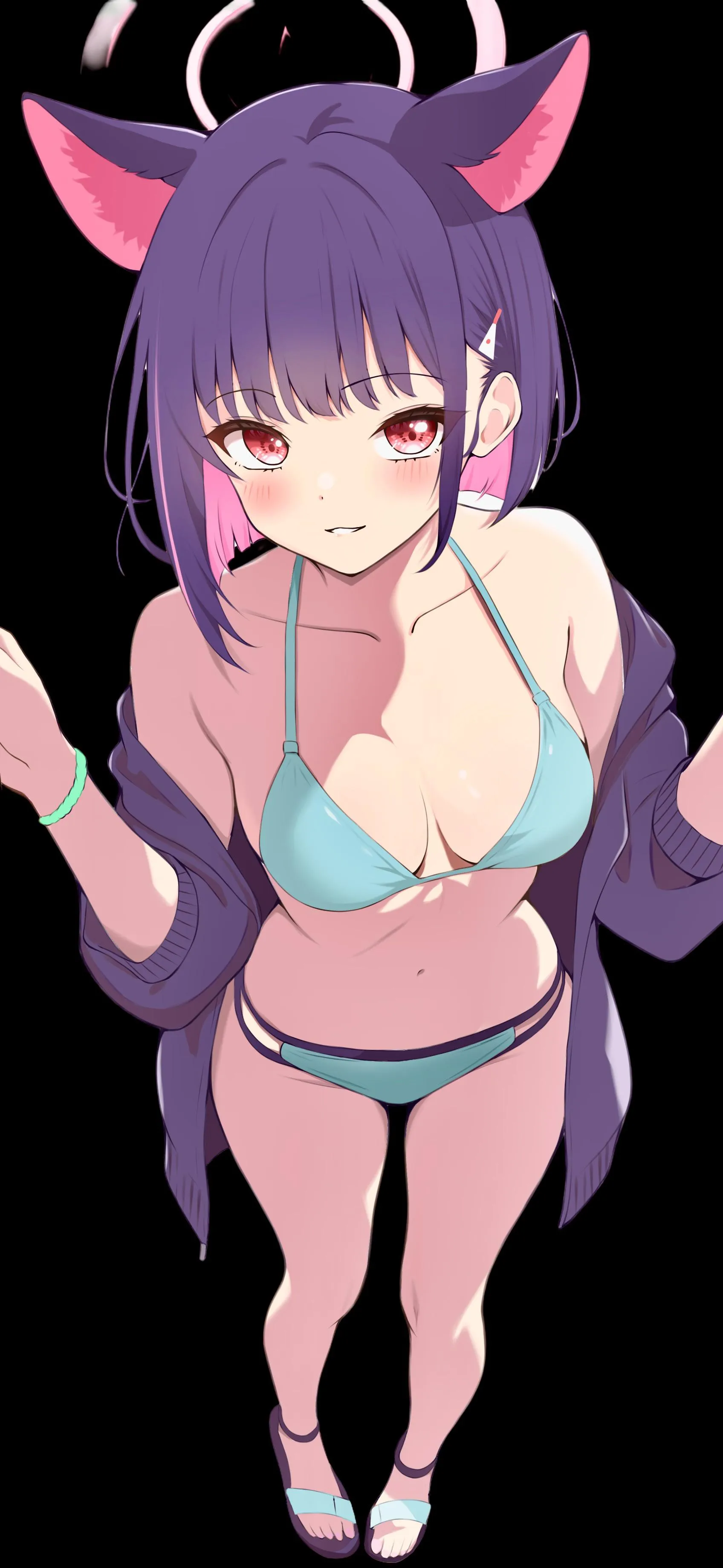 kazusa (blue archive) 1696x3677