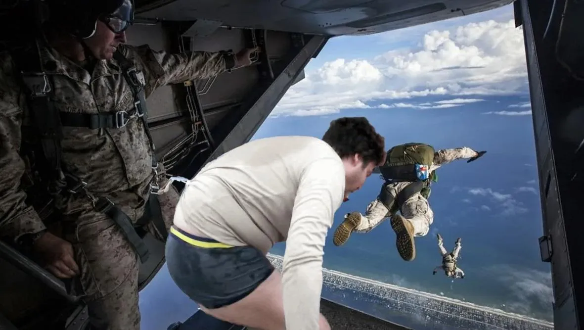 Landing on Baza Mansion