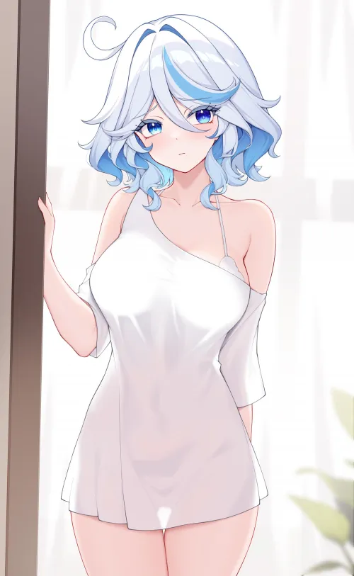 Lightly clothed Furina [Genshin Impact]