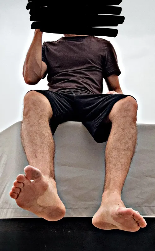 Love it when I work barefoot all day.