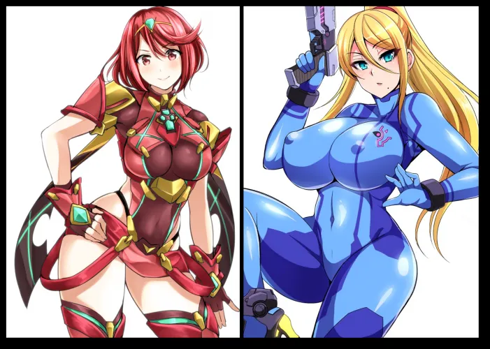 Pick one to smash: Pyra (Xenoblade Chronicles) or Samus (Metroid)?