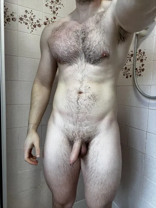 Pumped in the shower