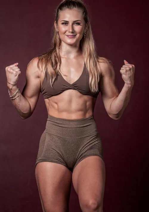 Showing off my fit body