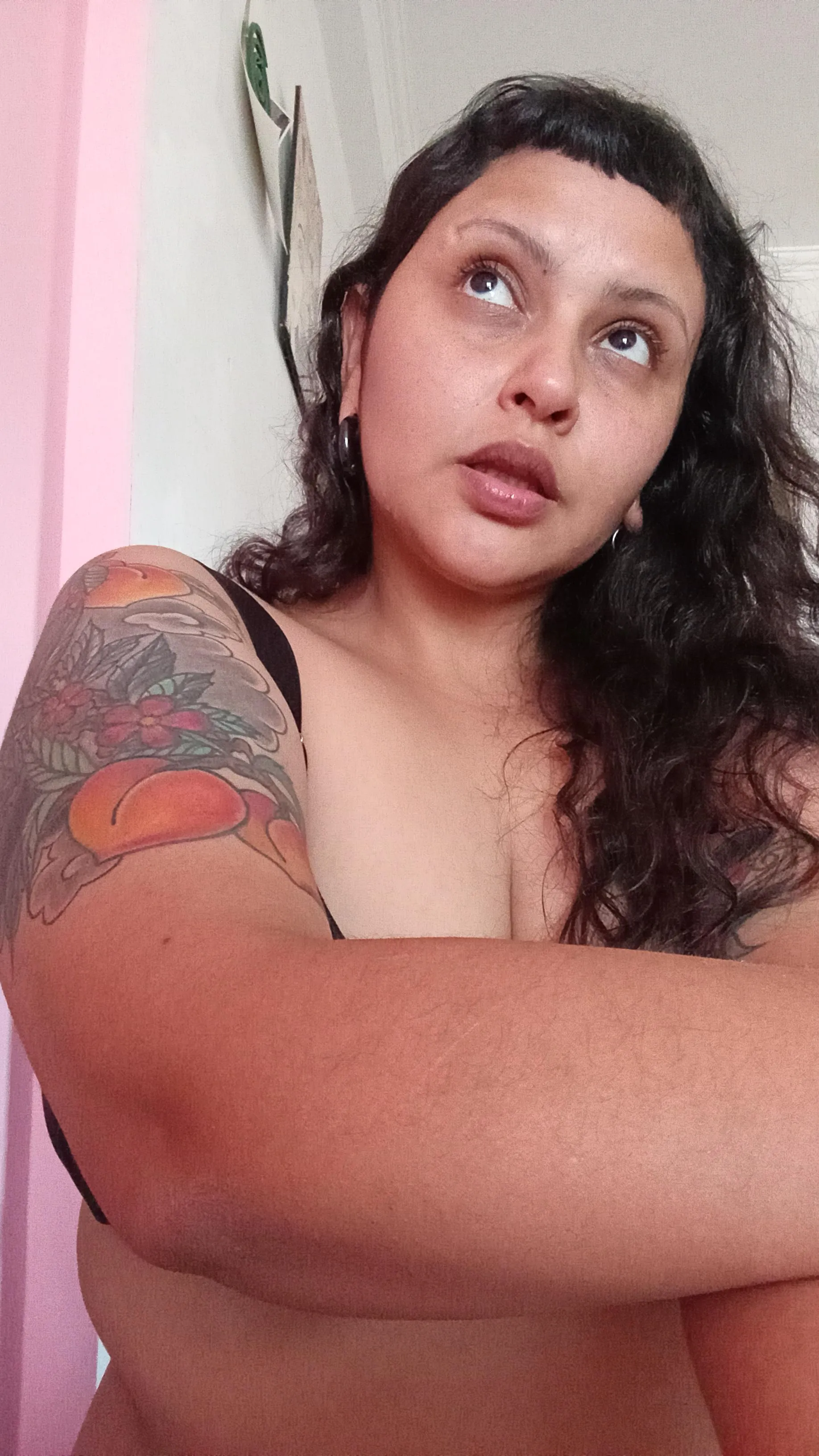 The difference between tanned hairy [arms] and my body