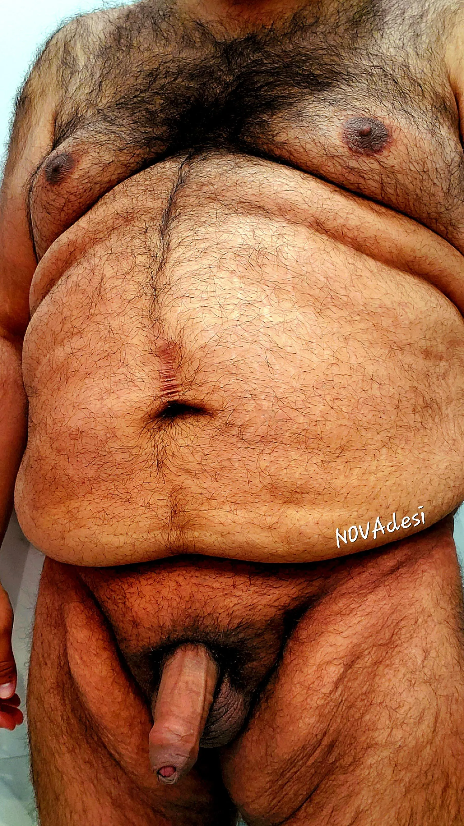 Trace your tongue down the vein