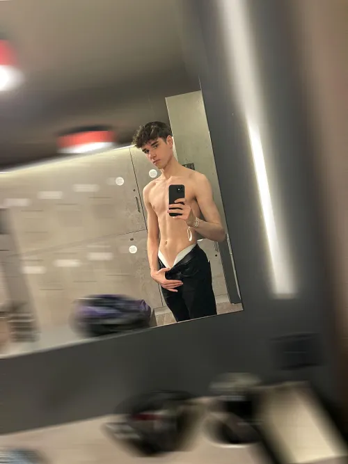 Would you suck me in the gym showers?