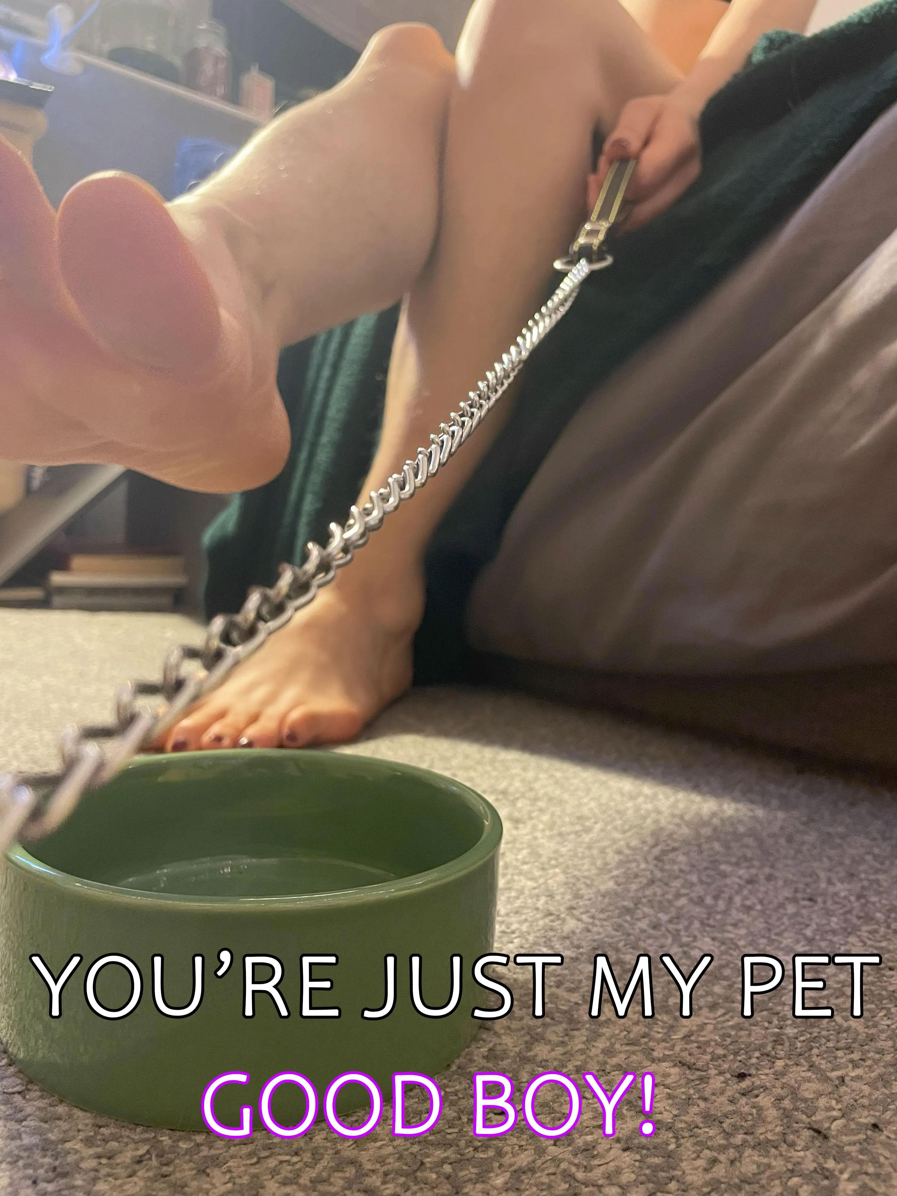 You're just my good dog aren't you hehe