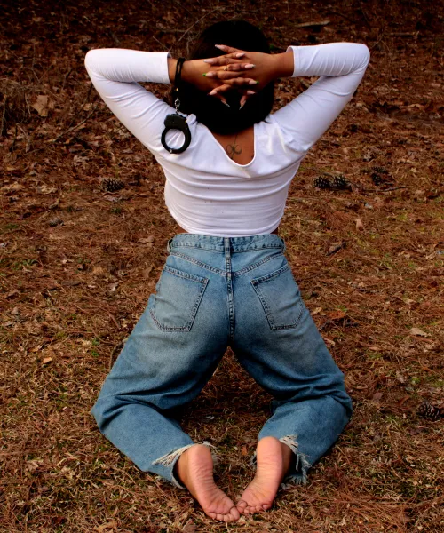 Be careful who's woods you're walking through...