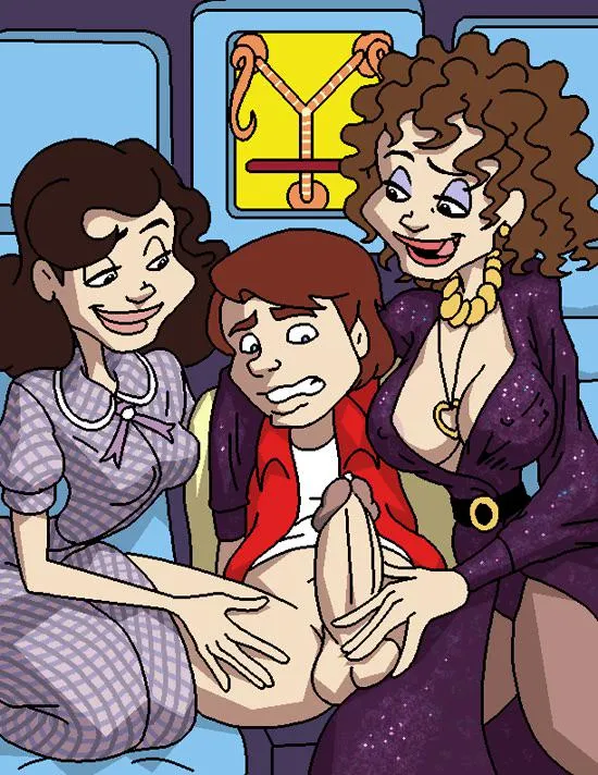 [F4M] - Back To The Future Threesome - (1955 Lorraine, 1985a Lorraine, and Marty)