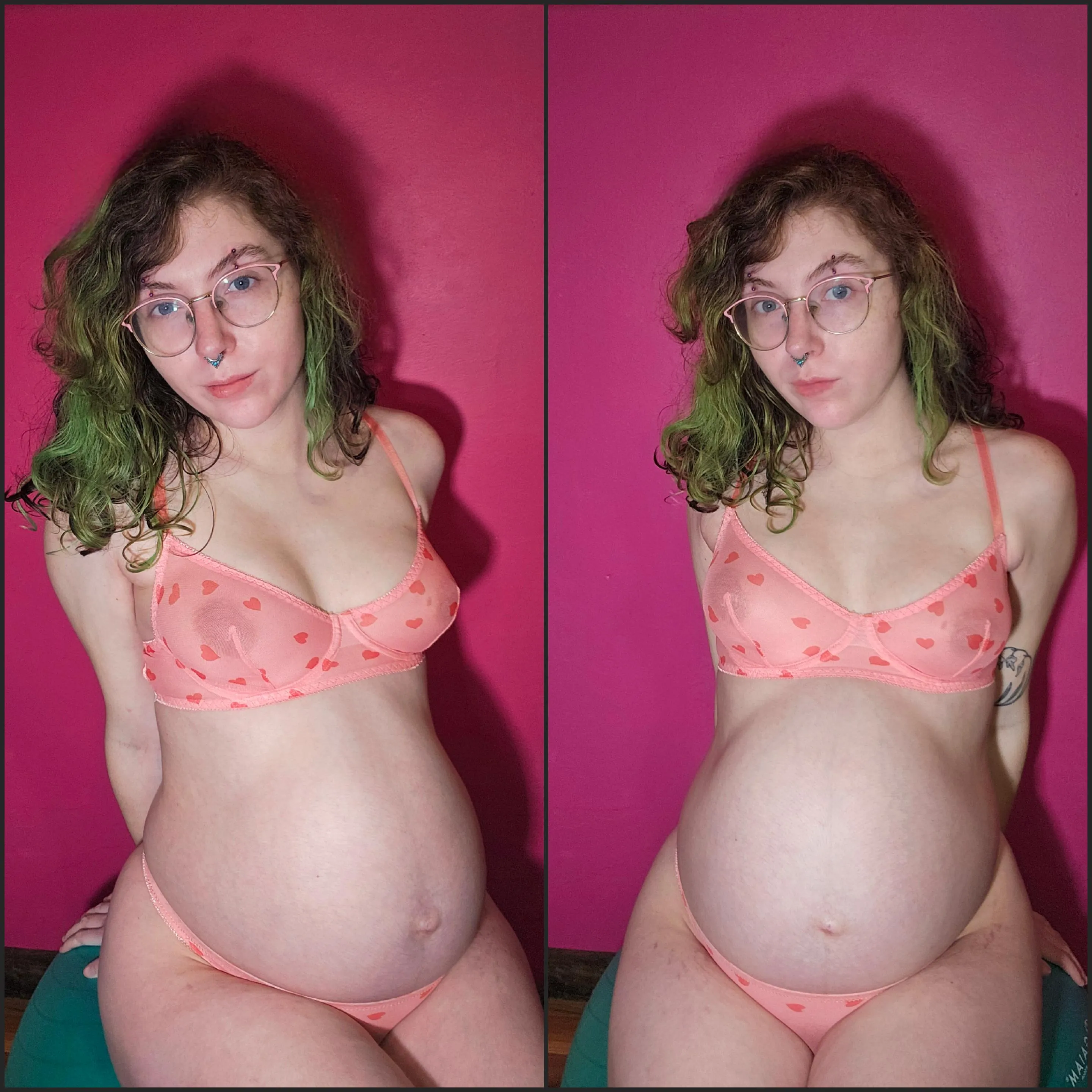 Finally hit my 3rd trimester, I love how big my bump is getting