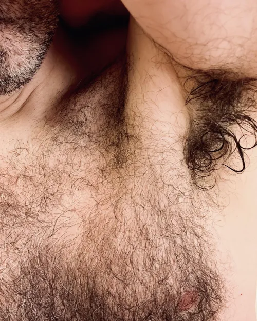 My pit hair curls when I sweat...