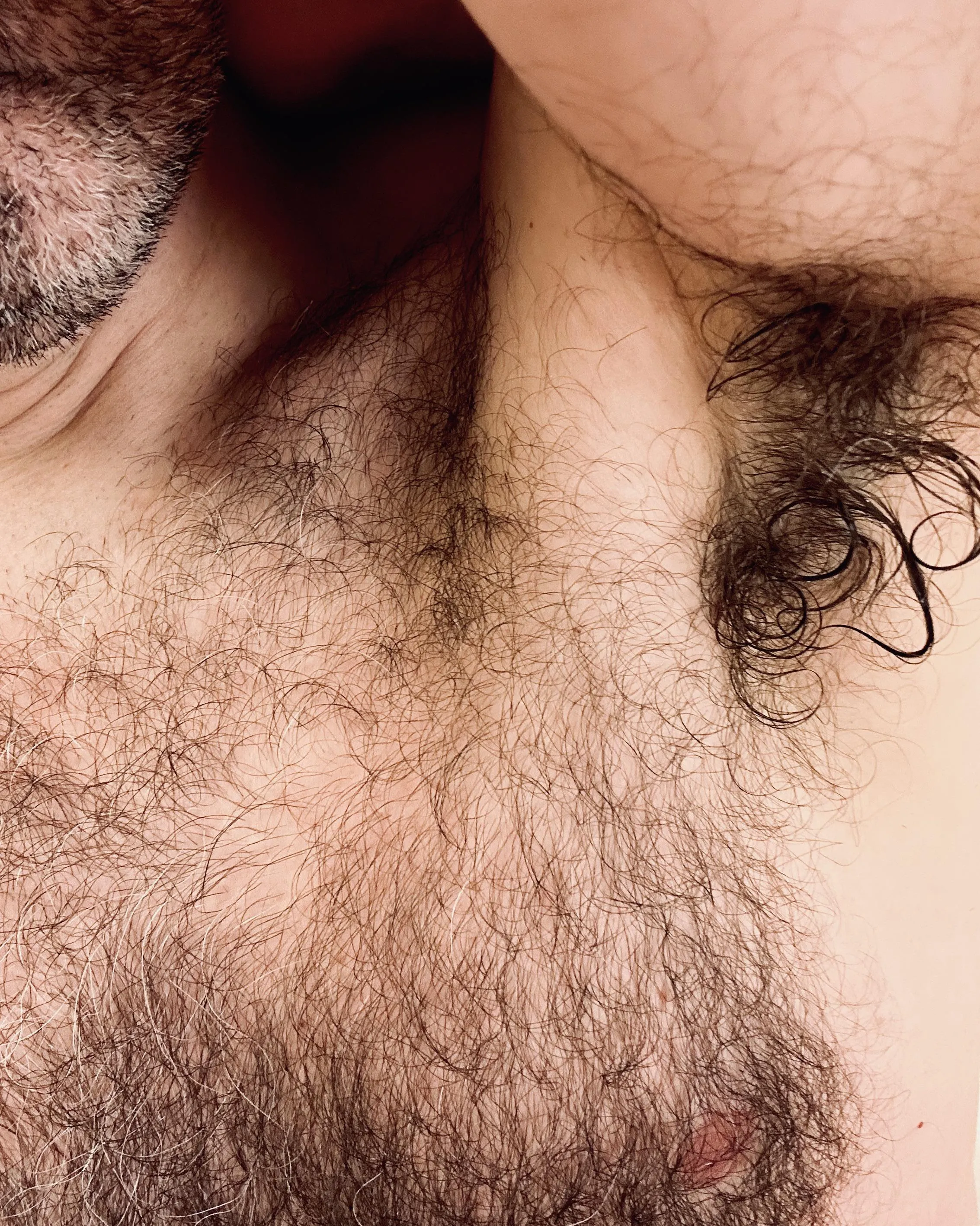 My pit hair curls when I sweat...