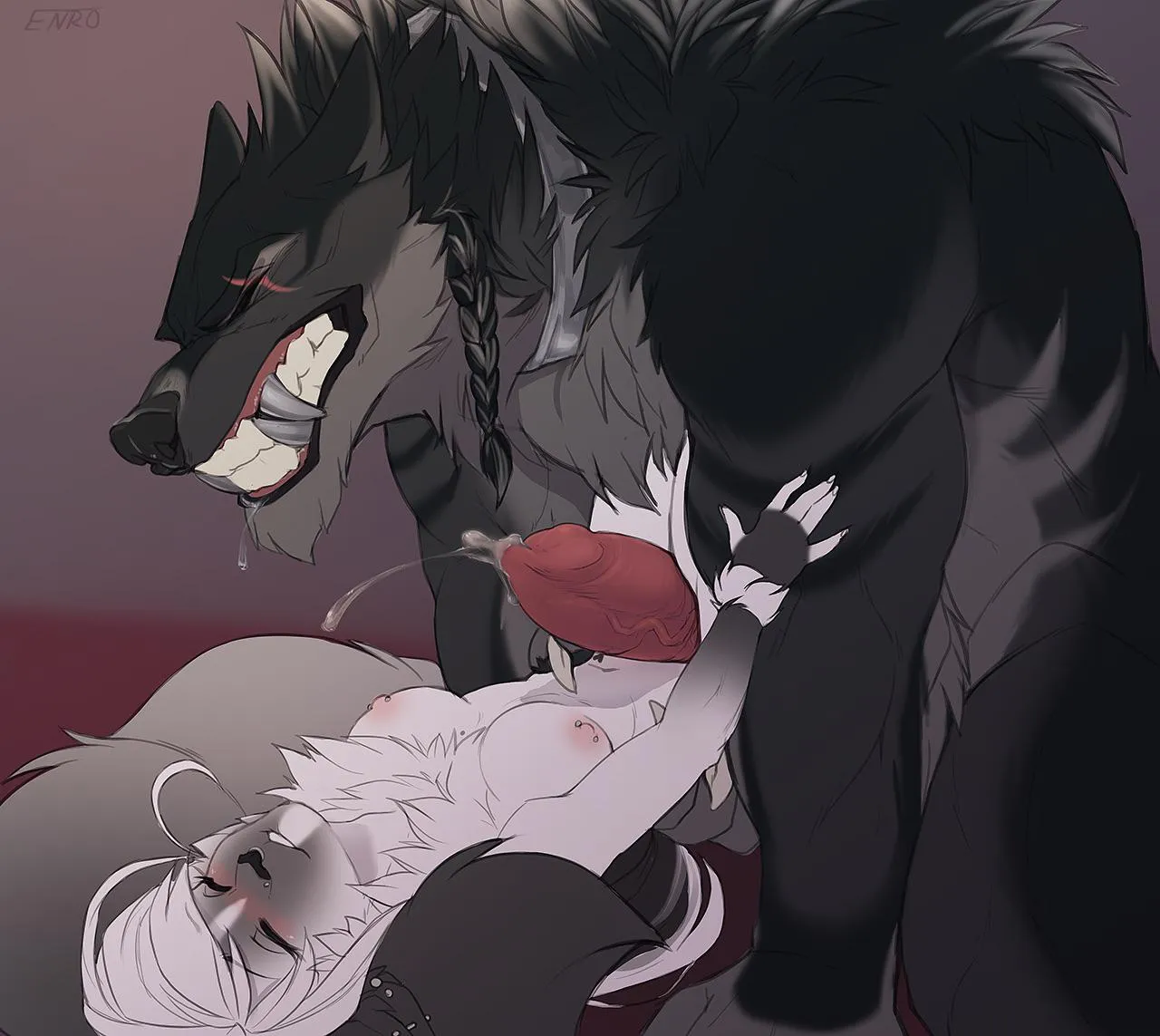 Slut for wolf cock (EroTheMutt)