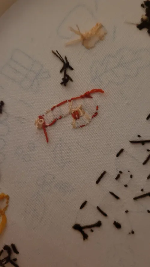 Supposed to be a candy cane...