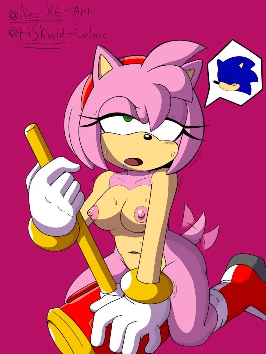 Amy knows how to use her hammer
