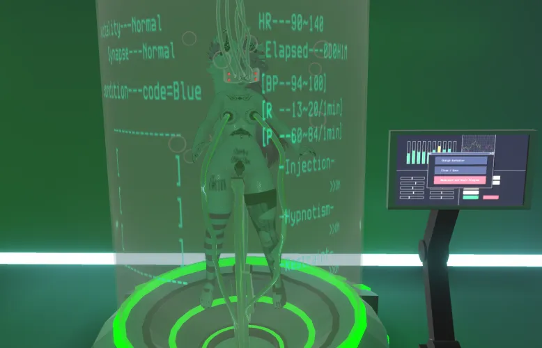 Brainwashing one of my playthings in VR~ ♥ (OC)